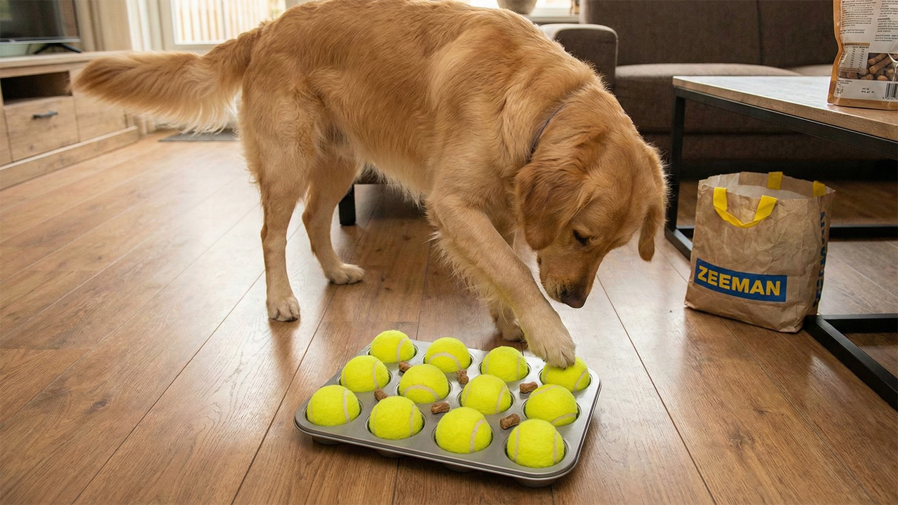 hond_puzzel_tennisballen_bakvorm