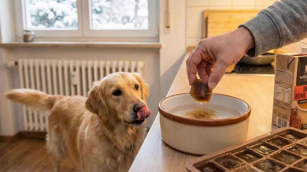 hond_drinkt_te_weinig_pakje_bouillon