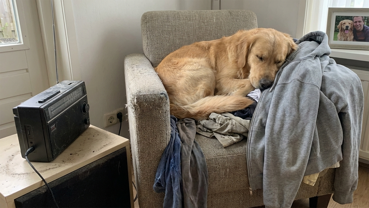 hond_slaapt_met_radio